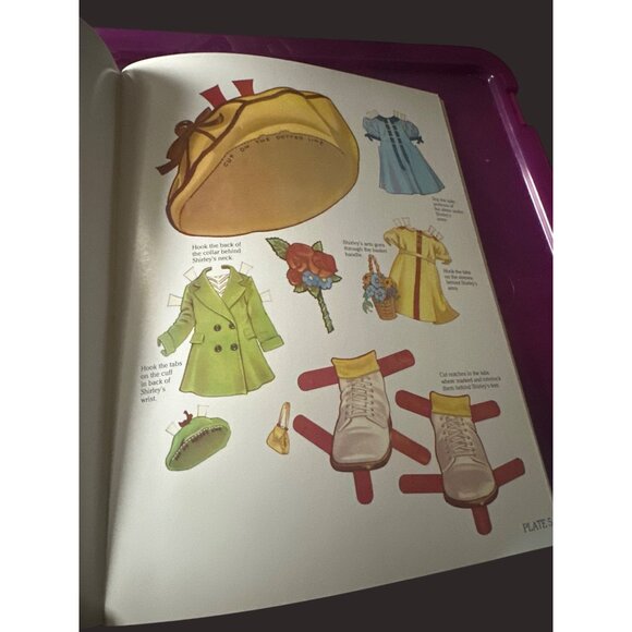 Classic Shirley Temple Paper Dolls Full Color Grayce Pemouchet 1986 Dover uncut - Picture 2 of 7
